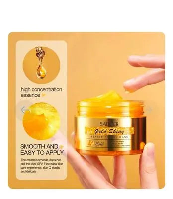 Golden Whitening And Brightening Face Mask - 50ml for All Skin Types