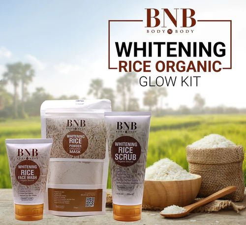 Pack of 3 BNB Rice Extract Bright &amp; Glow Kit