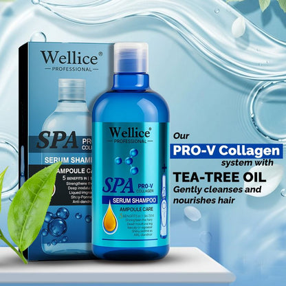 Original Blue Wellice Serum Shampoo 500 ML