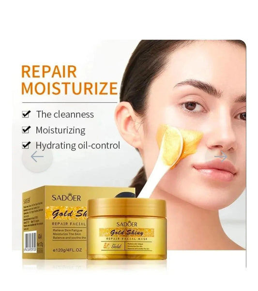 Golden Whitening And Brightening Face Mask - 50ml for All Skin Types