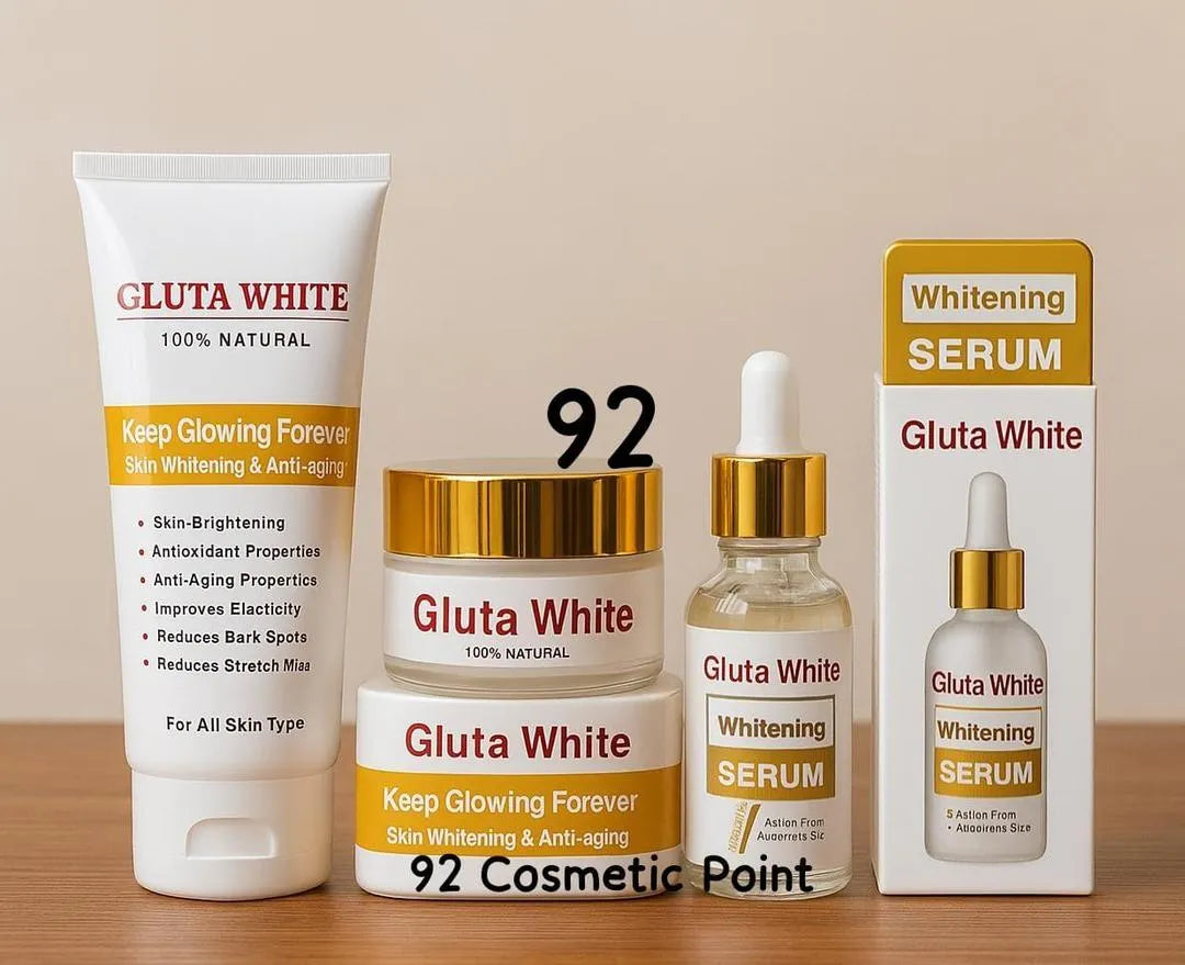 3 in 1 Skincare Bundle - Face Wash, Serum & Night Cream - 1 Pack